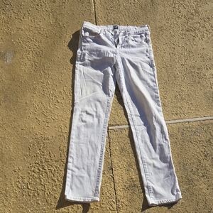 GAP Women's Straight Leg White Jeans